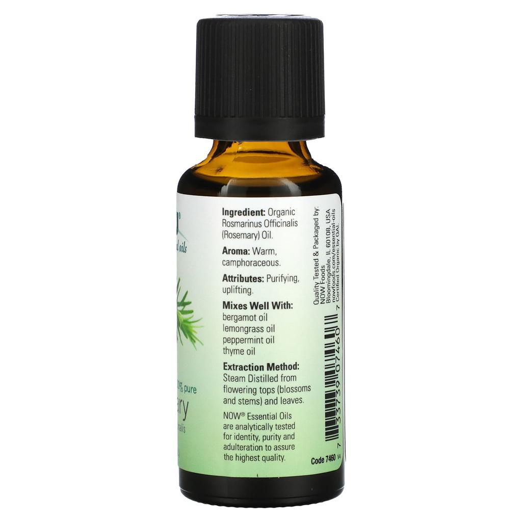 Organic Essential Oil, Rosemary, 30 Ml (1 Fl Oz)