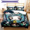3pcs Coraline4 Cover Set - Personalized Name, HD Printed Bedding with 1 Cover and 2 Pillowcases - Perfect for Home Decor, Easy Care