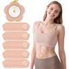 Organic Cotton Disposable Castor Oil Pack - Self-Adhesive, Leak-Proof Abdominal Pad