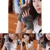 Womens Knit Warm Gloves With Half Finger Style And Functionality For Winter