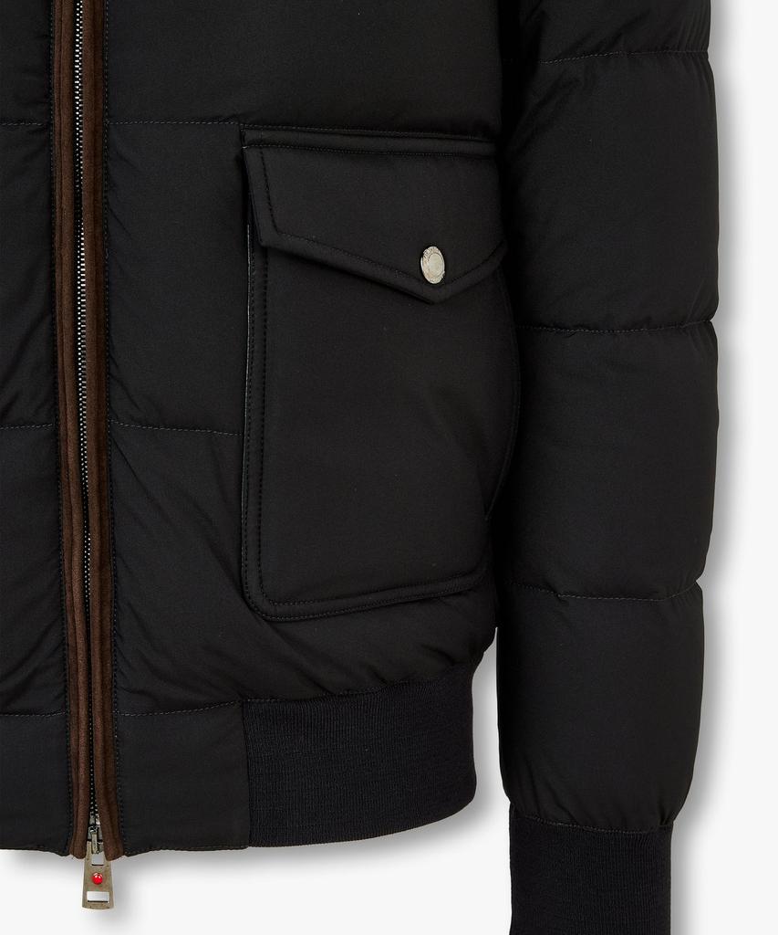 Man On The Boon [Kired] Collared Down Padded Jumper_Black 4714309102