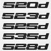 Автомобиль 3D ABS багажник 520d 523d ​​525d 528d 530d 535d 540d буквы логотип значок эмблема наклейка наклейка для BMW 5 серии E60 F10 F11