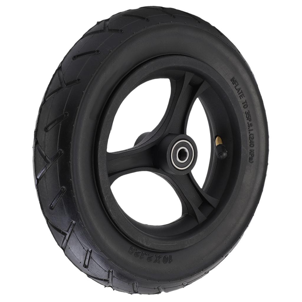 10-дюймовое заднее колесо для самоката, резиновое, вспомогательное колесо для электросамоката, задняя шина для замены
