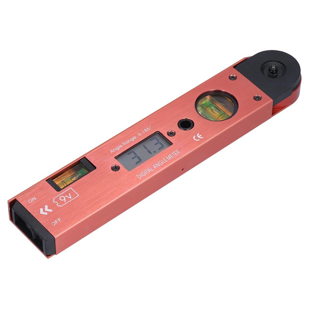 ЖК-цифровой угломер-инклинометр, портативный угломер с пузырьковым уровнем для плотника