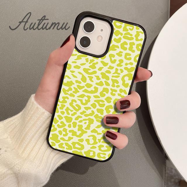 Чехол для телефона с леопардовым принтом гепарда для iPhone 11 12 13 14 Pro Max mini X XR XS SE 2020 6S 7 8 Plus Galaxy S21 S22