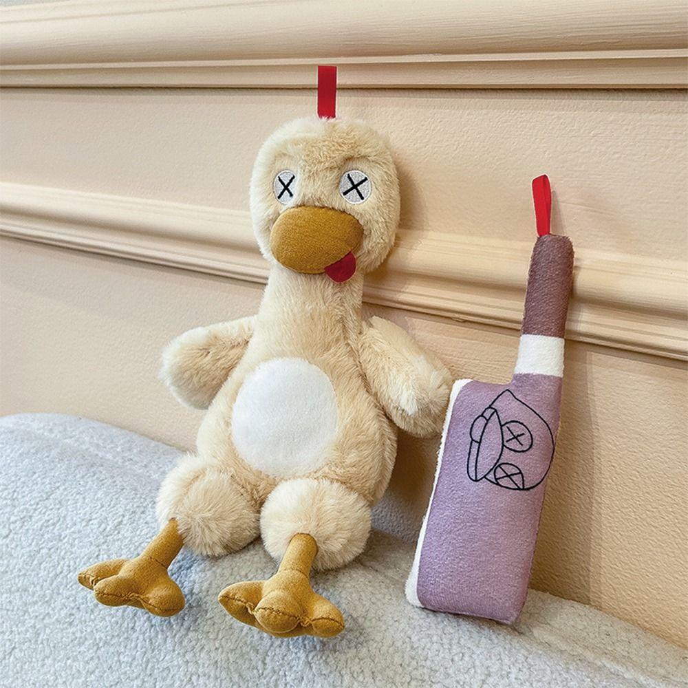 Detachable Stuffed Animal Doll Funny Plush Duck Doll Ornament Duck Plush Toy Home Decoration