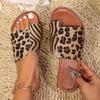 Women's Summer Leopard and Zebra Print Slippers