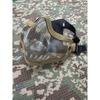 V1 Double‑Strap Steel Wire Half Face Mask, Camo Tactical Protective Mask for CS Airsoft Wargame Training