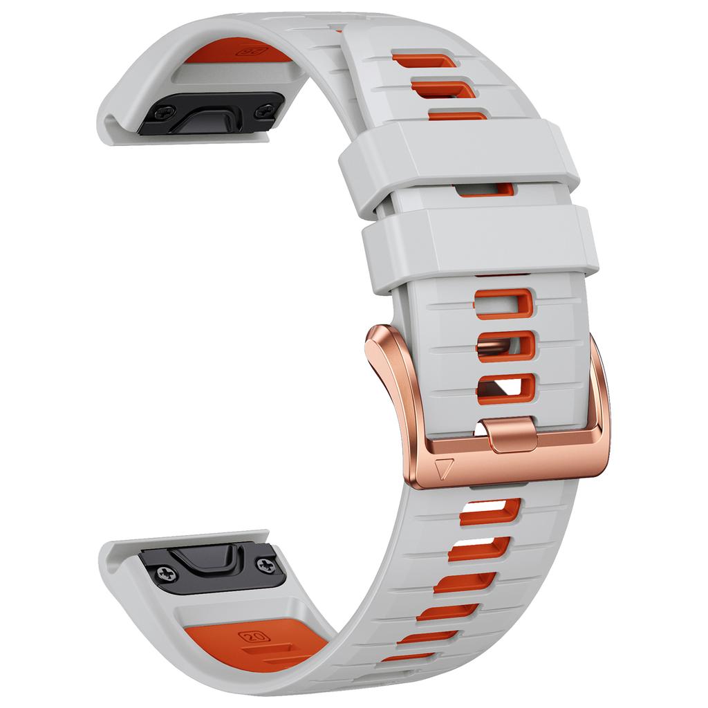 Мягкий силиконовый ремешок 20 мм QuickFit для часов Garmin Fenix 8 43 мм 7S Pro 6S 5S S70 42 мм, ремешок для часов Descent Mk3 Mk3i 43 мм Mk2S