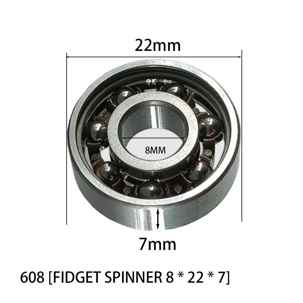 Высокоскоростной 608ZZ 608RS подшипник из углеродистой стали роликовые коньки самокат миниатюрный шарикоподшипник с глубоким желобом