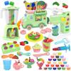 VBACALA Clay Wheat Clay 24 Colors 3IN1 Clay Toy Noodle Maker Juicer Ice Cream Fruit Mold Clay Tools Ice Cream Shop Ramen Shop Pretend Play Pretend
