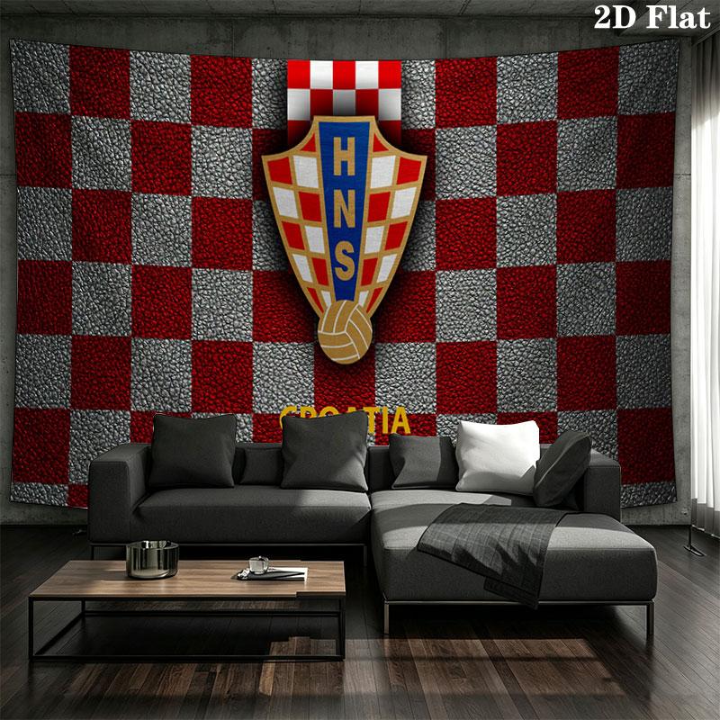 CRO logo Wall tapestry, aesthetic printed fabric blanket, suitable for bedroom, living room, and home decor.
