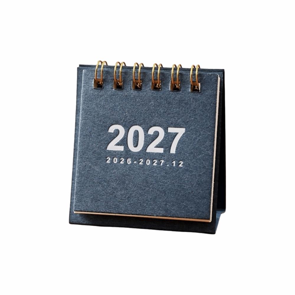Standing Base 2027 Desk Calendar Mini Flip Calendar New Mini Calendar Daily Planning