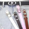 Стильный ремень с пряжкой в виде полумесяца и звезды для джинсов и юбок - Универсальный модный кожаный аксессуар
