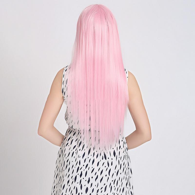 Женские длинные прямые парики для волос, женские парики для косплея, костюм, нарядное платье