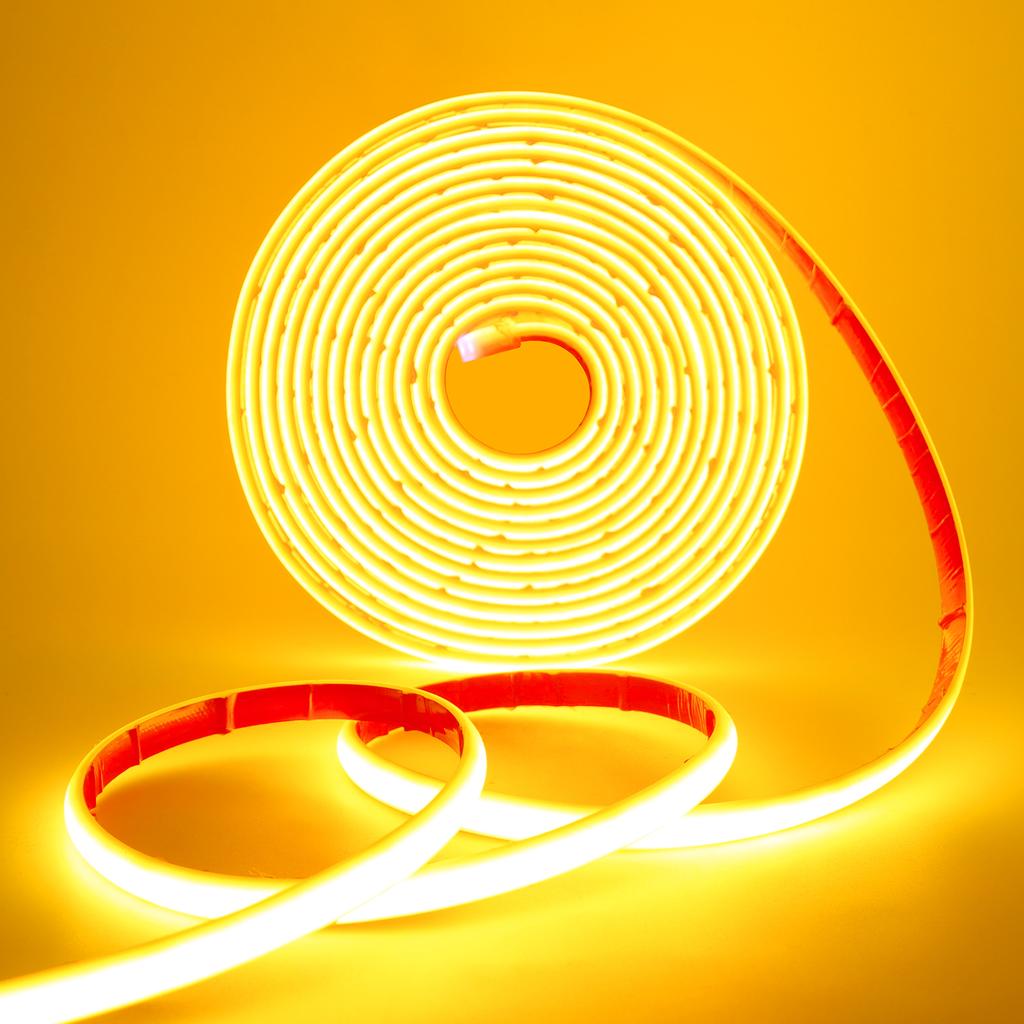 IP68 Solar Powered COB LED Neon Strip Light 24V 320LEDs/m High Density Flexible Ribbon Remote Control 1-10m Outdoor Garden Lamp