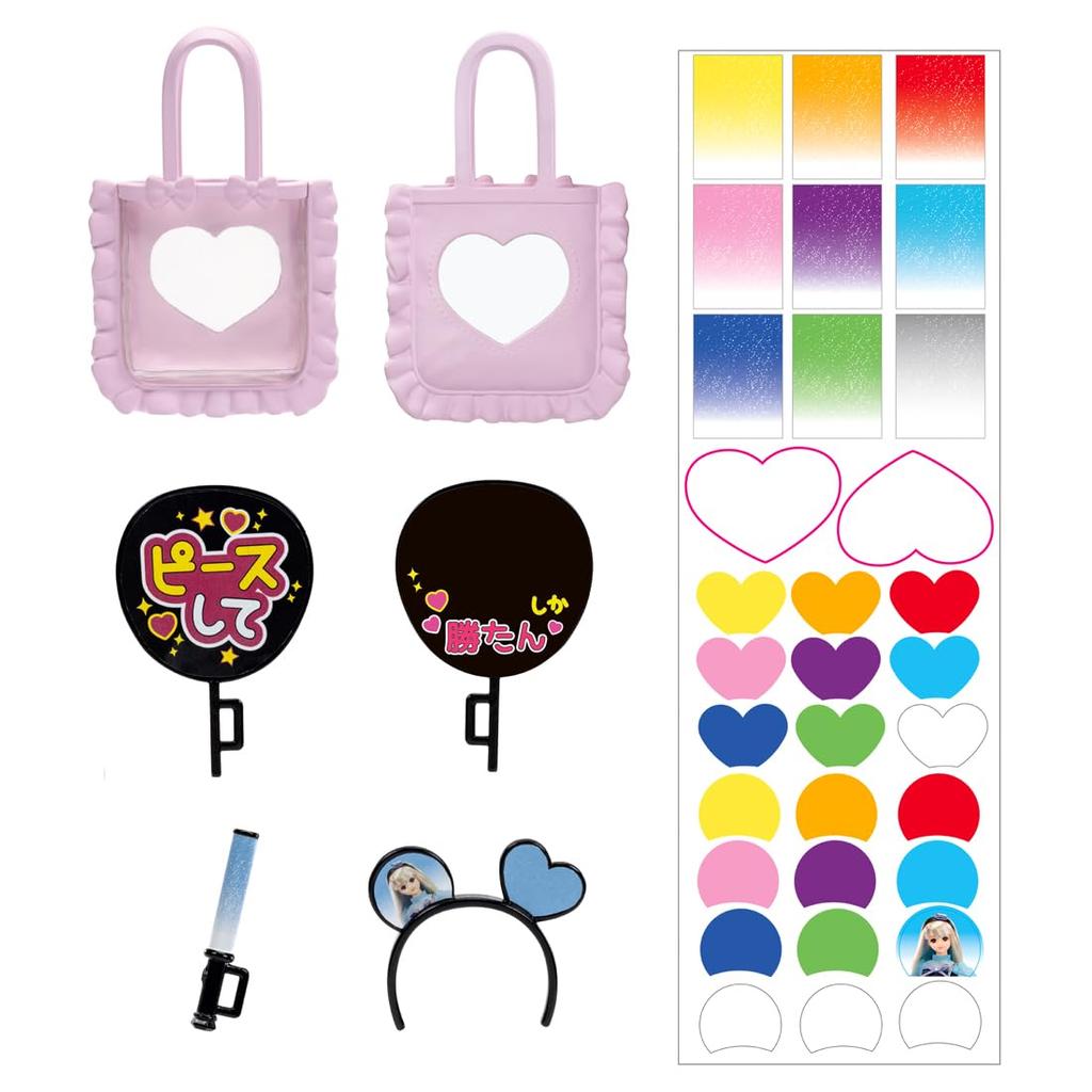 TAKARA TOMY Платье Licca-chan LW-12 Oshikatsu Debut Set, игровая игрушка для детей от 3 лет