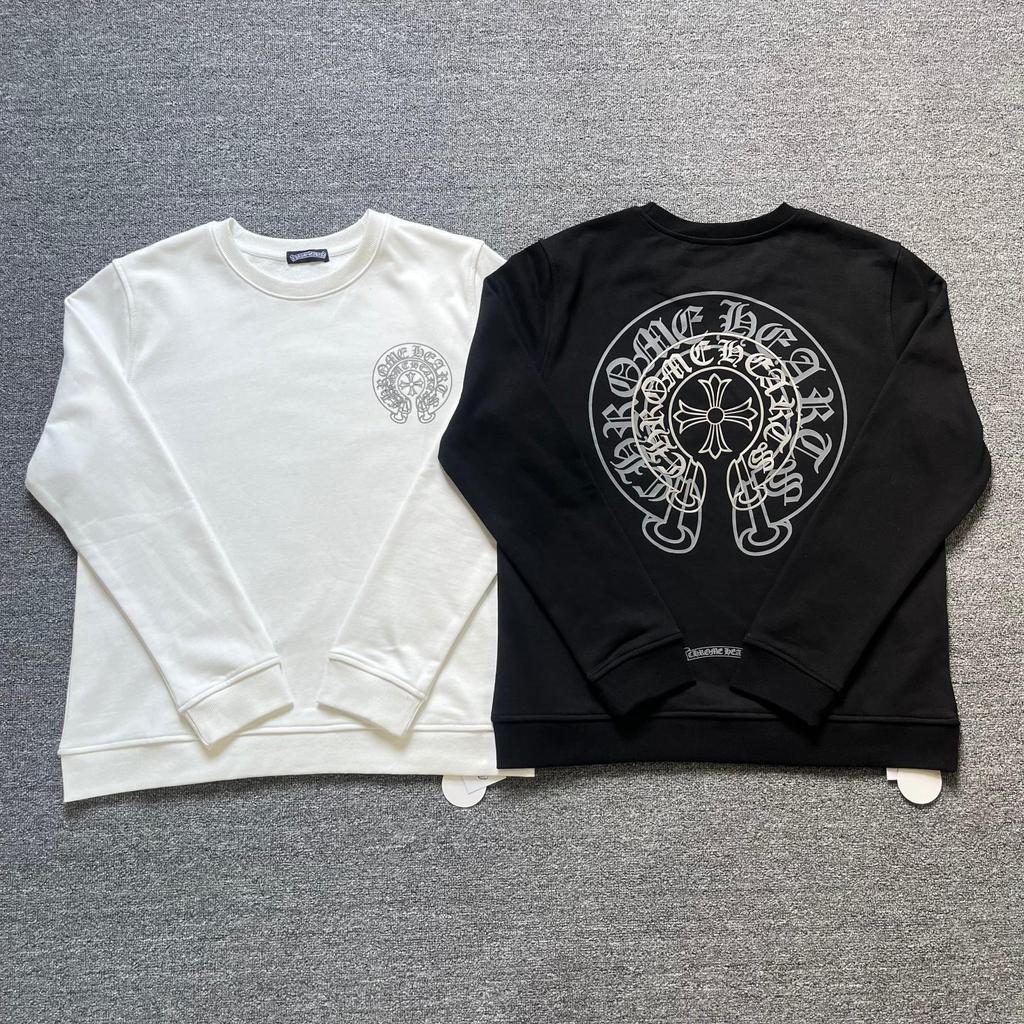 Новая коллекция худи Chrome Hearts с крестом, простые, классические, унисекс, с круглым вырезом