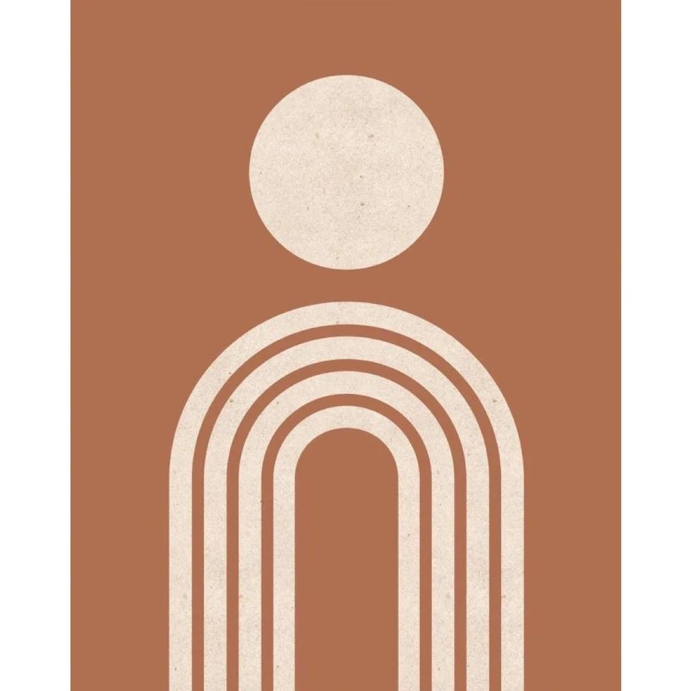 Mid Century Modern Boho Chic Poster Vintage Abstract Beige Line Art Print Canvas Painting Wall Art Trendy Living Room Home De