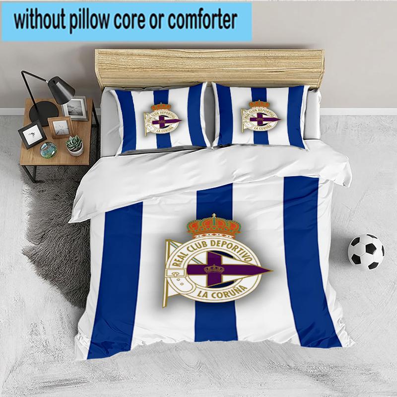 3PCS Deportivo Football Bedding set,Ideal for1pc Duvet Cover And 2pcs Pillowcases Perfect for Christmas gift,Ideal for Bedroom, Dormitory