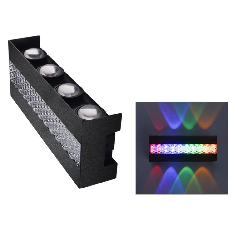 Светодиодная настенная лампа AC85-265V 10W/8W/6W Теплый/RGB Свет Водонепроницаемый настенный светильник Настенный монтаж Освещение вверх-вниз Настенный светильник-омыватель