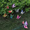 50pcs Butterfly Decorative Garden Stakes Colorful Simulation Butterflys Outdoor Plant Flowers Pot Decoration Yard Garden Decor