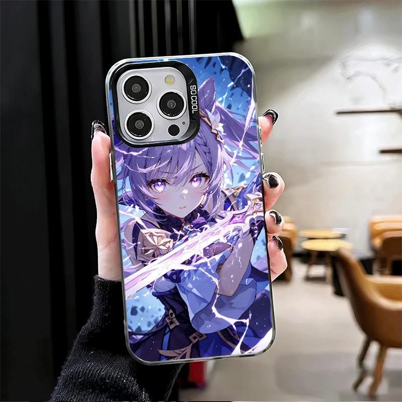 Genshin Impact Кецин Ударопрочный Чехол для Телефона для iPhone 17 Air 16 16E 15 Pro Max 14 Plus 13 Mini 12 Задняя Крышка Противоударный Fundas