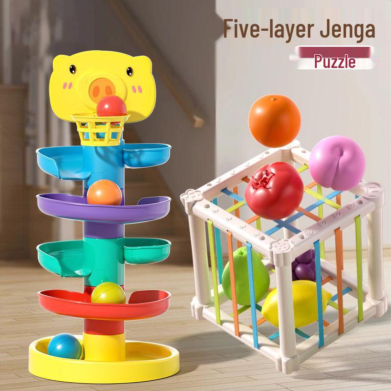 Stacking & Spinning Educational Toy for Babies 6 Months To 3 Years