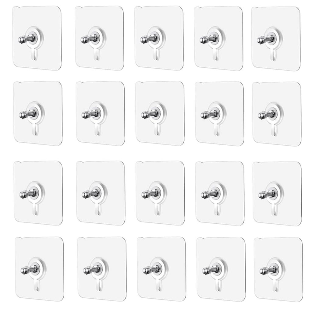 10 шт. Сверхпрочные настенные крючки с бесс