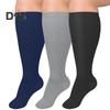 1 пара унисекс спортивных носков компрессионные носки для йоги большого размера с длинными трубками высокоэластичные обтягивающие нескользящие носки теплые чулки для повседневной жизни бег