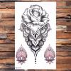 Realistic Dragons Fake Temporary Tattoo For Men Women Tribe Tigers Tattoos Stickers Spray Wolf Flowers Waterproof Tatoo Body Art