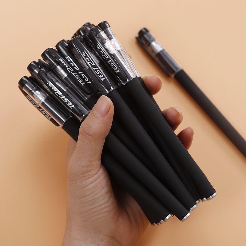 10pcs Gel Pen Set: Perfect For Students Exams Office Supplies Writing Gel Pens BLACK