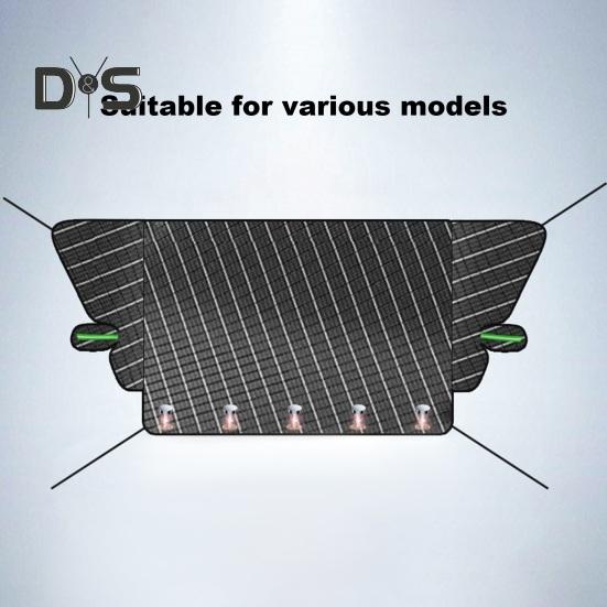 Защитное покрытие для лобового стекла автомобиля, алюминиевая пленка, защита от снега и льда, защита зеркала заднего вида, универсальное покрытие для лобового стекла, защита от снега