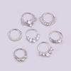 8 мм кольцо из нержавеющей стали для носа для женщин кольца для перегородки носа хрящ для пирсинга ушей