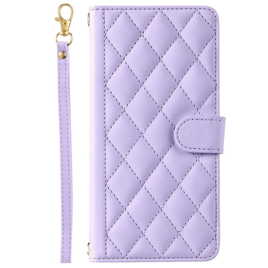 For Xiaomi Redmi Note 8,Poco M3,Redmi 10X 4G,Redmi Note 9 Pro,Note 11,Note 12,K50,K60...PU Leather Diamond Checkered Pattern Wallet Handbag Case Cover