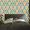 Baroque Damask Wallpaper Cream and Green for Living Room and Bedroom 50x1000