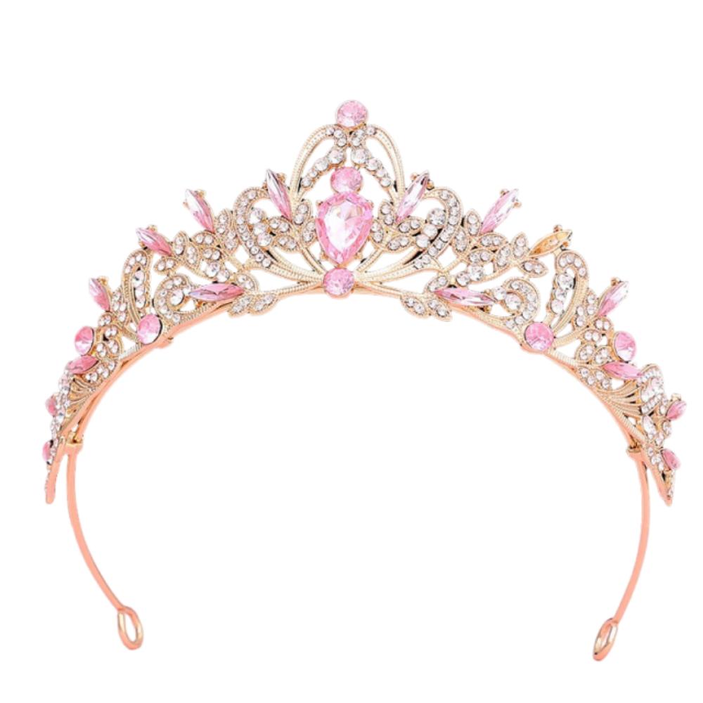 Барочные Свадебные Тиары Диадема со Стразами Головной Убор Повязка на Голову Королева Принцесса Корона Свадебная Вечеринка