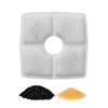 4/6/8/12 Pcs Cat Water Fountain  Triple Filtration Dog Drinking Fountain Filter Square 125mm Pet Water Dispenser Filter