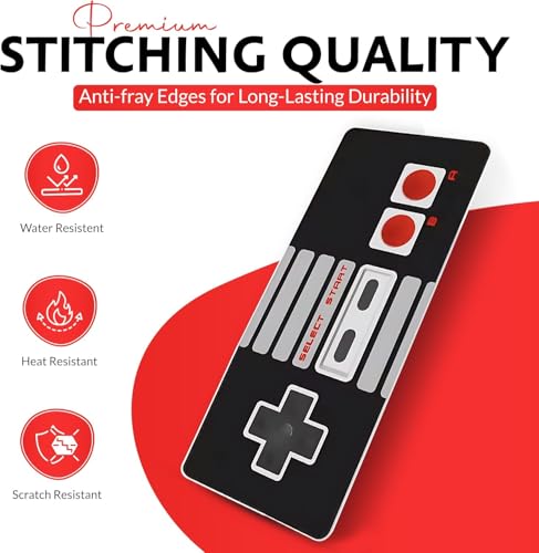 Large gaming mouse pad retro handle pattern desktop pad non-slip rubber sole long office desk pad 70x30cm