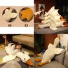 Luxurious White Goose Soft Plush Pillow Sleeping Toy Gifts