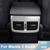 Для Mazda 3 Axela BP нержавеющая сталь автомобильная задняя розетка для кондиционера вентиляционная рамка крышка накладка аксессуары