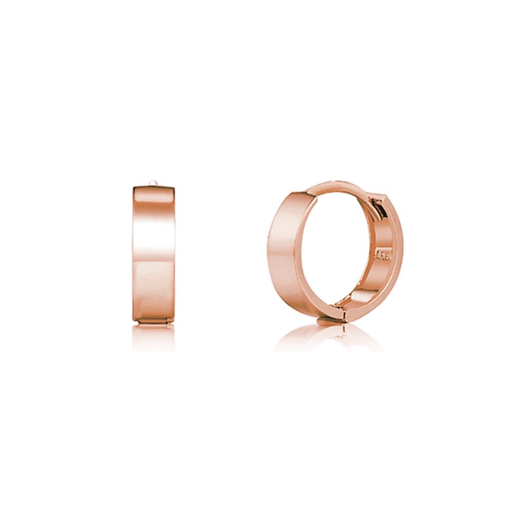 Roseedor Gemflat One-Touch Earrings (Pg)_232100250