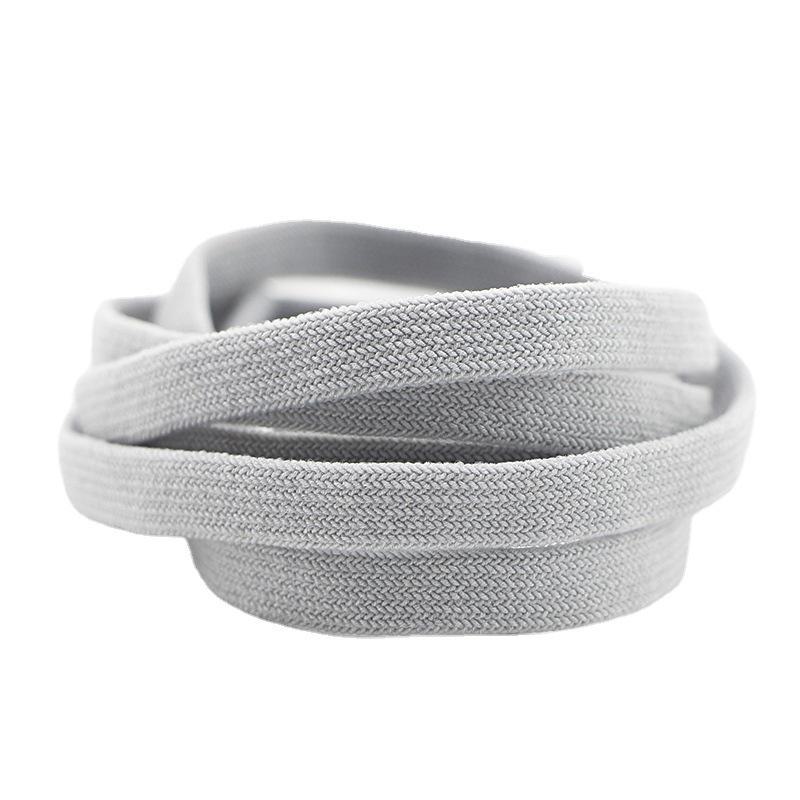 8MM Ленивые эластичные шнурки - детские, без завязывания, спандекс, двухслойные, с эластичной пряжкой