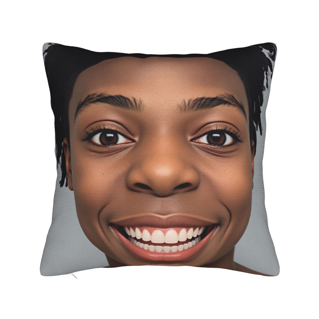 Ishowspeed Extra Meme Pillow Case Retro Trendy Pillow Cover Soft Pillowcases For Sofa Car Home Decor