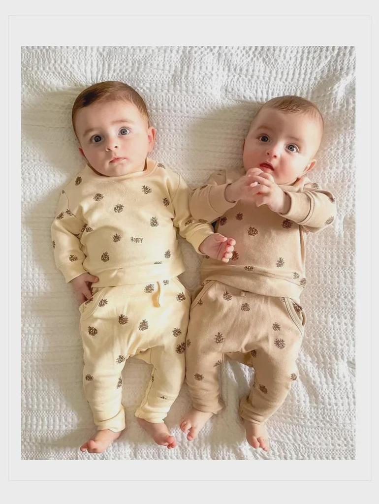 Уютный хлопковый комбинезон для новорожденных с обёрткой для ног - осенне-зимний комбинезон на молнии для мальчиков