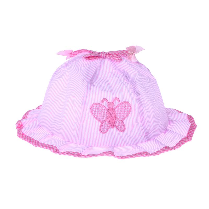 1 шт. Детская шапка для девочек, летняя шляпа-ведро для рыбака от 3 до 12 месяцев, шляпы от солнца для малышей и девочек, летние цветочные банты в стиле