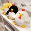 Lifelike  Cute Cock Plush Toy Stuffed Fluffy Animals Rooster Soft Doll Chick Pillow Birthday Gifts