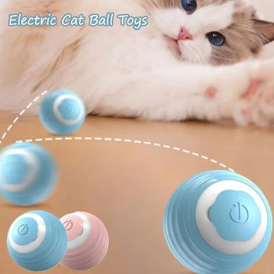 Интерактивная игрушка Игрушки для кошек Электрические аксессуары для кошек USB-зарядка Спин-мяч ABS Умная катящаяся игрушка Мяч Вещи Кошачий дом