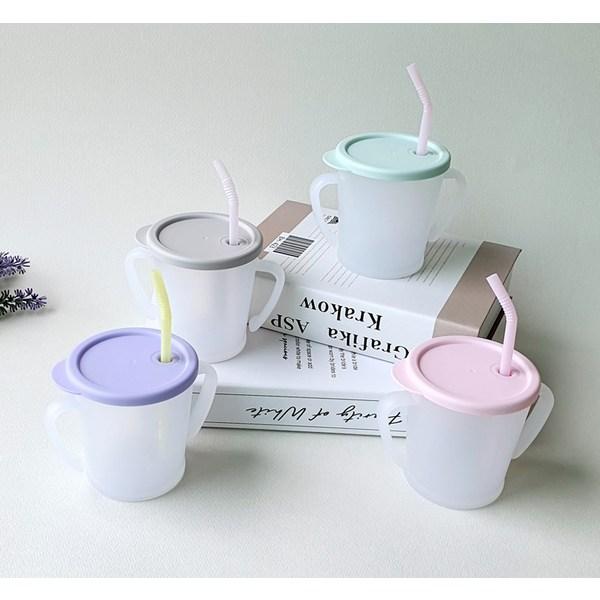 Agaphra New Magic Straw Cup 300ml, 2 Packs, NEW Pink