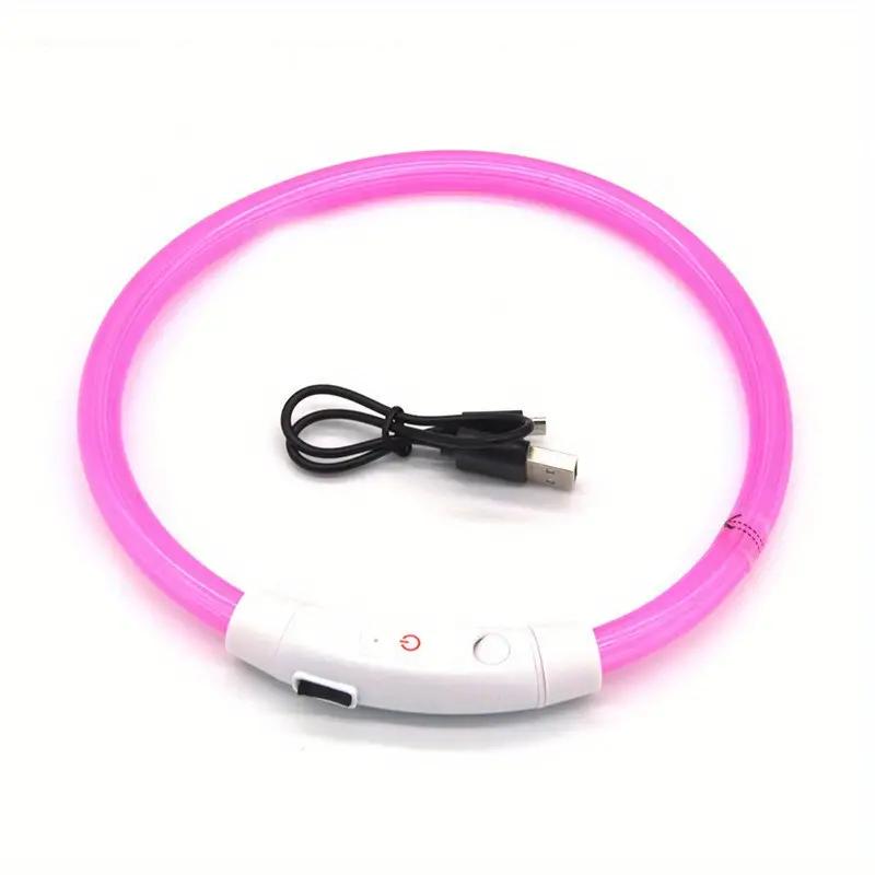 Led Dog Collar Luminous Usb Cat Dog Collar 3 Modes Led Light Glowing Loss Prevention LED Collar For Dogs Pet Dog Accessories